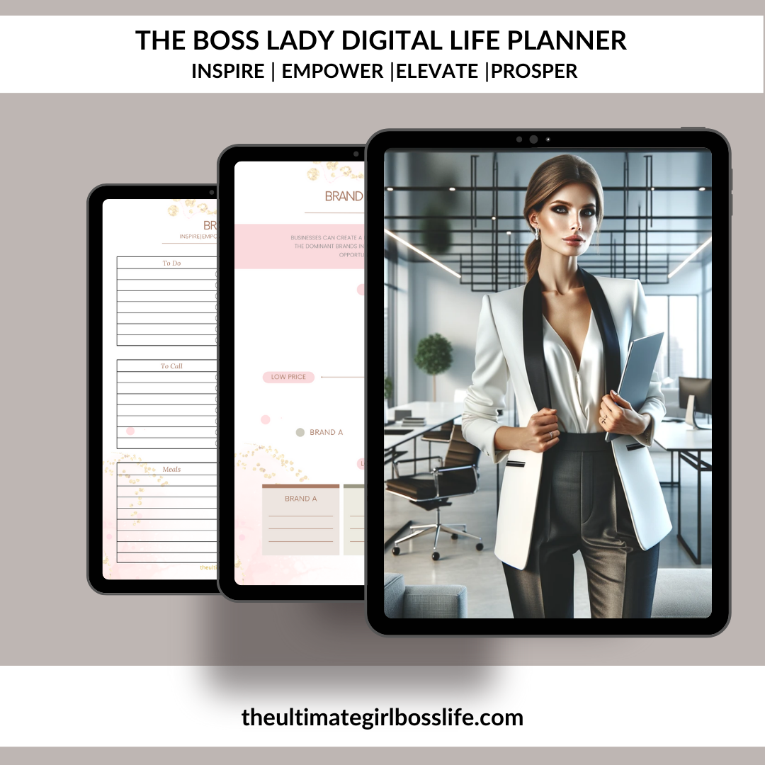 The Boss Lady Planner Daily At A Glance