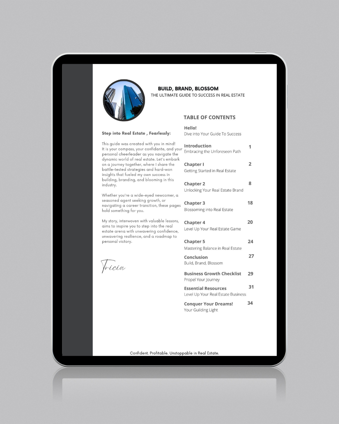 š« FREE Chapter 1 Download ā Begin Your Real Estate Glow-Up with Build, Brand, Blossom