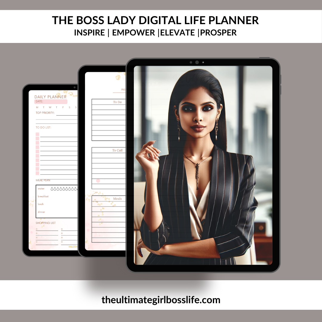 The Boss Lady Planner Daily At A Glance