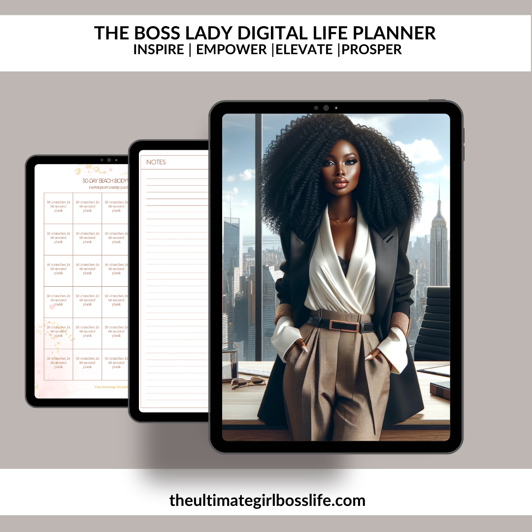 The Boss Lady Planner Daily At A Glance