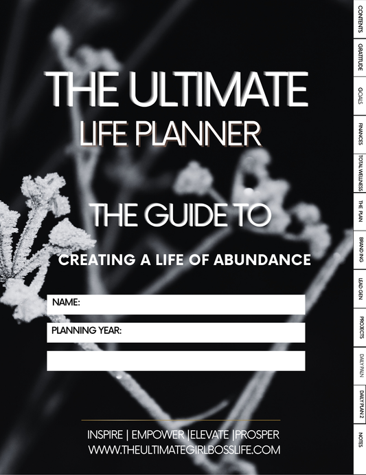 The Ultimate Life Planner Daily At A Glance