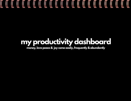 🌟My 52 Week Productivity Digital Dashboard (Printable)