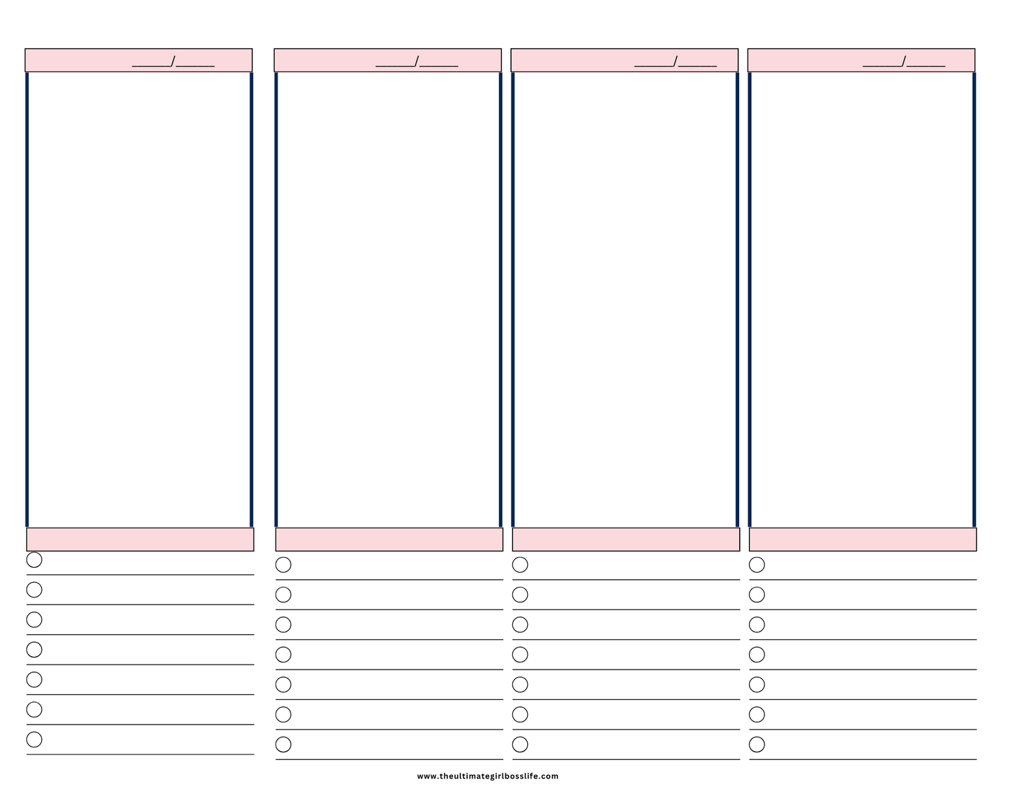 🌟My 52 Week Productivity Digital Dashboard (Printable)
