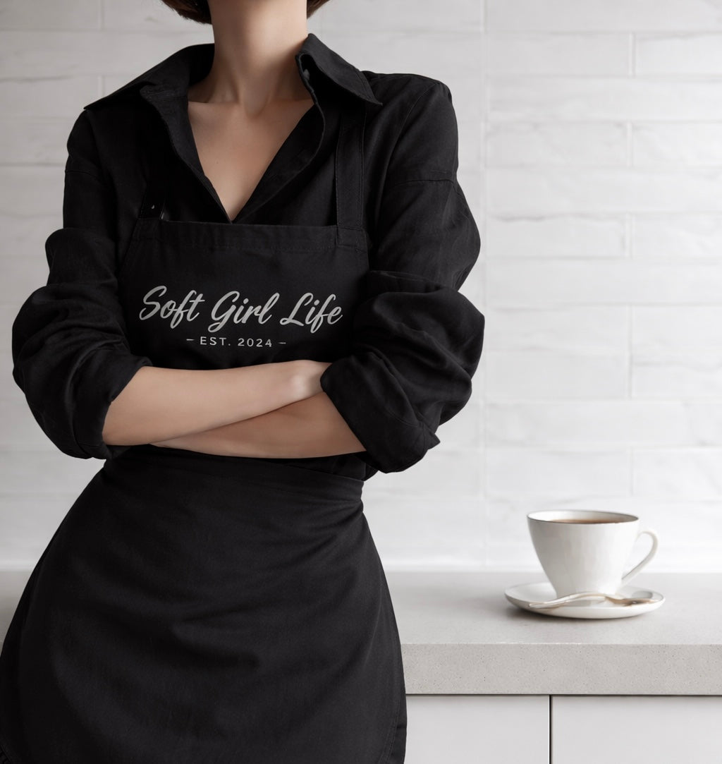 Soft Girl Life™️ Artisan Heavy Cotton Apron