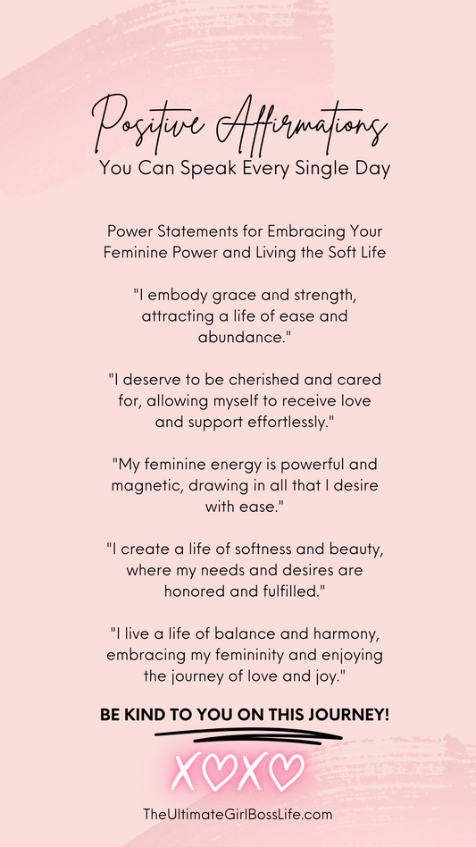 Positive Affirmations: Life Transforming Affirmations  | It's Glow Up Season!