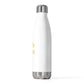 Hustle Hard 20oz Insulated White Bottle