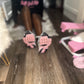 Soft Girl Life Black Hoodie with Ballet Pink💗