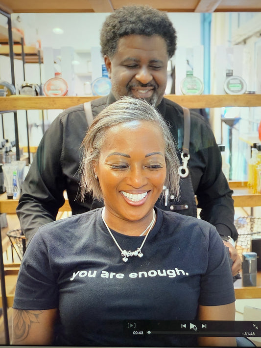 You Are Enough Tee – Unisex Black Mental Health Affirmation Shirt | Soft Girl Life™